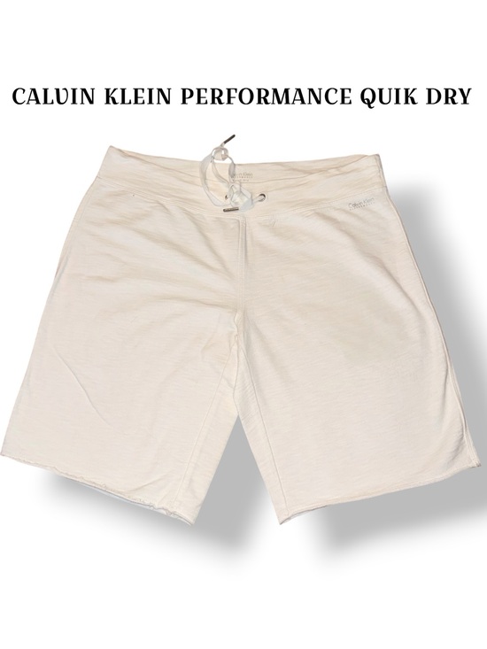 Calvin Klein Performance Pants - 🌺Calvin Klein Performance Quick Dry White Drawstring Shorts